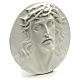 Ecce Homo, bas-relief in reconstituted marble, round shaped 15-20-30 cm s2