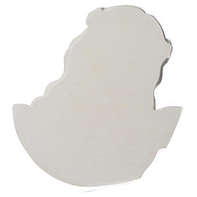 Ecce Homo relevo redondo de mármore branco 16-20-30 cm