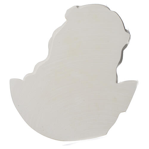Ecce Homo relevo redondo de mármore branco 16-20-30 cm 2
