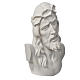 Ecce homo round shaped bas-relief in reconstituted marble 16-20-30 cm s2