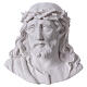 Rosto de Cristo pó de mármore 14 cm s1
