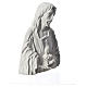Sacred Heart of Jesus, 18 cm bas-relief in reconstituted marble. s2
