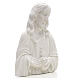 Sacred Heart of Jesus bas-relief made of reconstituted carrara 24-32 cm s2