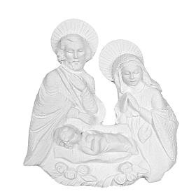 Christi Geburt 15 cm Relief weiß