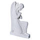 Angel with crossed arms, 25cm bas-relief in reconstituted marble s2