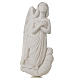 Angel on cloud, 24 cm reconstituted carrara marble bas-relief s2
