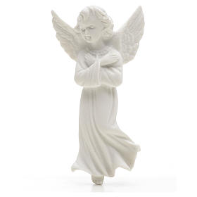 Anioł skrzyżowane ręce 11 cm relief marmur