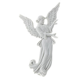 Marmorpulver Kleiner Engel 28 cm Relief