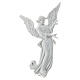 Angel bas-relief made of reconstituted carrara marble, 26 cm s1