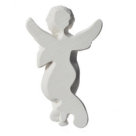 Ángel con lira, 14cm en relieve mármol