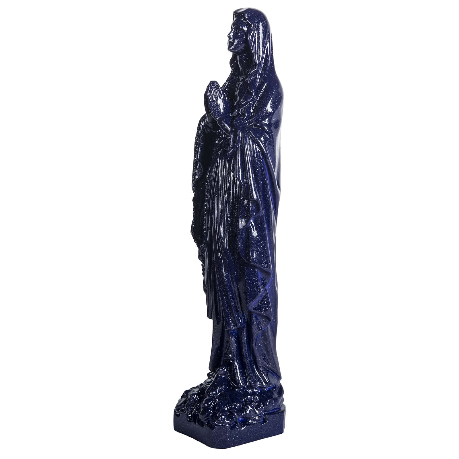 Lourdes Muttergottes aus synthetischem Marmor violett 31 cm Online Verfauf auf HOLYART Lourdes Muttergottes aus synthetischem Marmor violett 31 cm Online Verfauf auf HOLYART