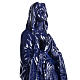Our Lady of Lourdes statue in purple reconstituted marble, 31 cm s2