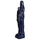 Virgen de Lourdes mármol sintético morado 31 cm s4