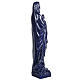 Virgen de Lourdes mármol sintético morado 31 cm s5