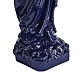 Our Lady of Lourdes statue in purple composite marble, 31 cm s3