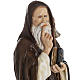 Saint Anthony the Abbot, 35 cm in painted Reconstituted marble s2