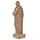 Sagrado Coração Jesus 62 cm mármore acabamento bronzeado s3
