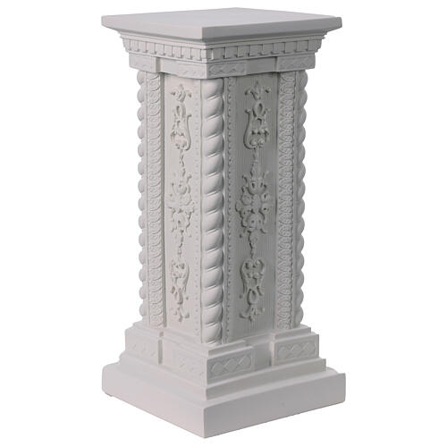 Pillar in Carrara marble 23,62in 1