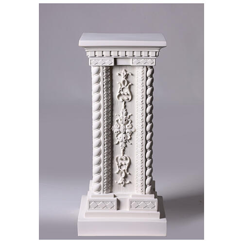 Pillar in Carrara marble 23,62in 2