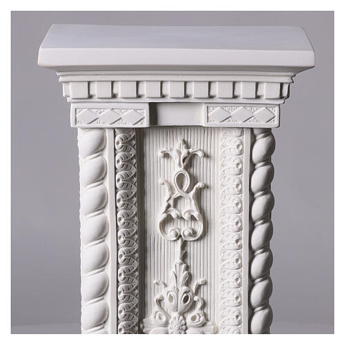 Pillar in Carrara marble 23,62in 3