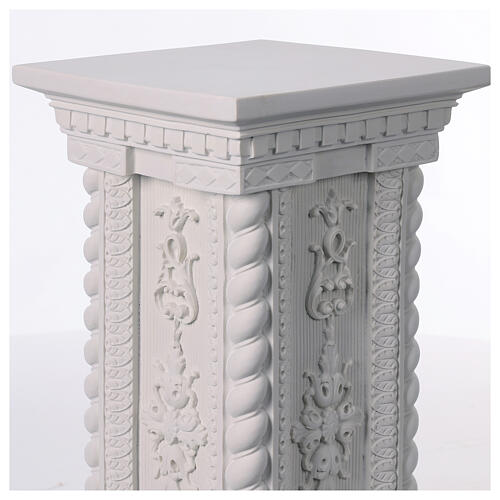 Pillar in Carrara marble 23,62in 5