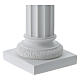 Column for statues in full relief, reconstituted Carrara marble s3