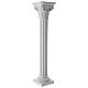 Column for statues in full relief, reconstituted Carrara marble s5