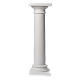 Column, polished finish, in reconstituted Carrara marble 35in s2