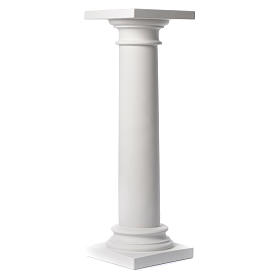 Colonna liscia 90 cm marmo sintetico per statue