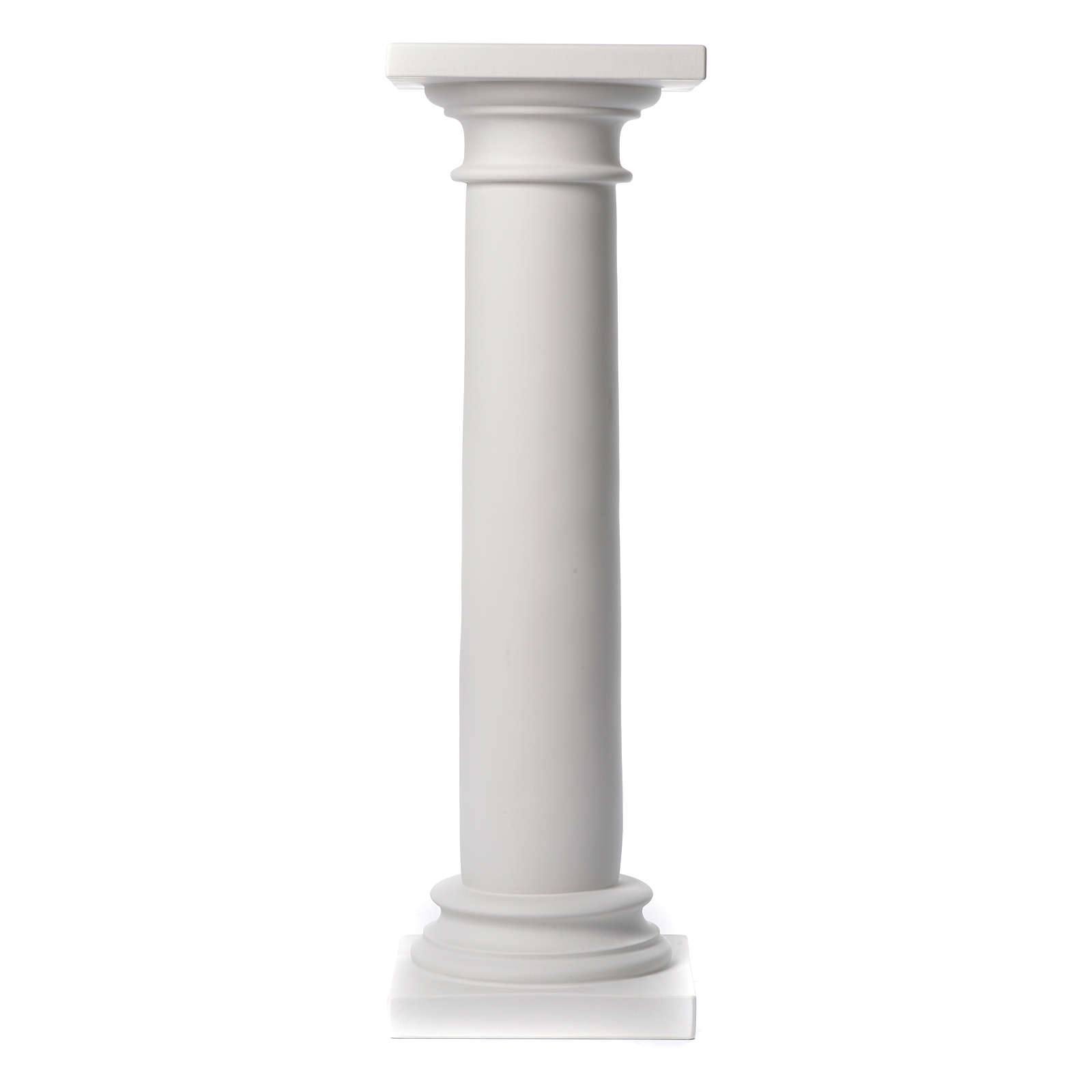 Column, polished finish, in reconstituted Carrara marble 39,37in online sales on
