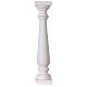 Column, balustrade style, in composite Carrara marble 27,56i s1
