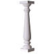 Column, balustrade style, in composite Carrara marble 27,56i s3