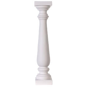 Colonna stile balaustra 70 cm marmo sintetico per statue