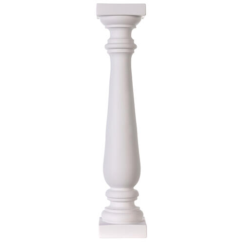 Kolumna styl balustrady 70 cm marmur syntetyczny do figur 1