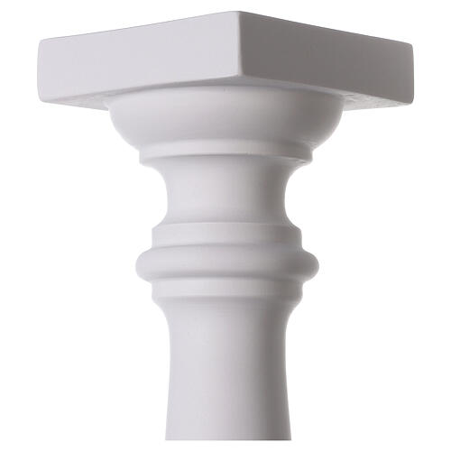 Column, balustrade style, in reconstituted Carrara marble 27,56i 2