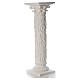 Column for statues, in reconstituted Carrara marble 31,5in s2