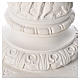Column for statues, in reconstituted Carrara marble 31,5in s7
