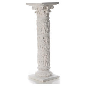 Colonna per statue 80 cm marmo sintetico