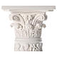 Column for statues, in composite Carrara marble 31,5in s4