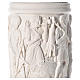 Column for statues, in composite Carrara marble 31,5in s5