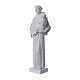 Saint Anthony of Padua statue, 40 cm in white marble dust s2