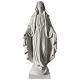 63 cmOur Lady of Grace white marble composite statue s1