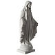 Virgen Inmaculada 63 cm polvo de mármol blanco s4