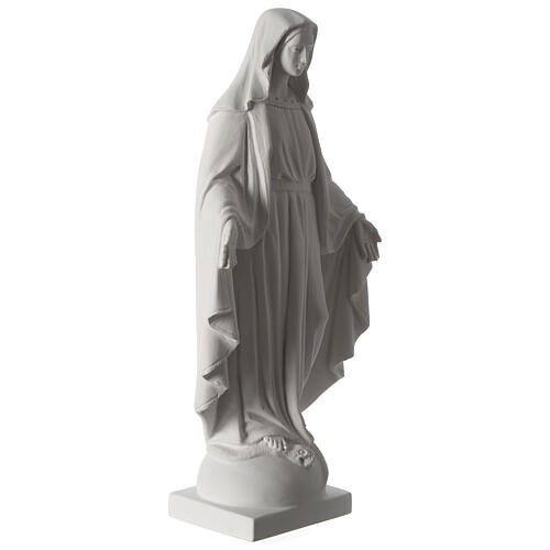 Nossa Senhora da Imaculada Conceição 63 cm pó de mármore branco 4
