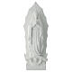 Our Lady of Guadalupe bas-relief, 45 cm in white marble dust s1