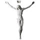 Body of Christ statue 60 cm in white marble dust s1