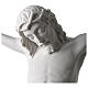 Corps de Jésus Christ marbre blanc reconstitué 60cm s2