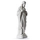 Sacred Heart of Jesus statue, 40 cm in white marble dust s2