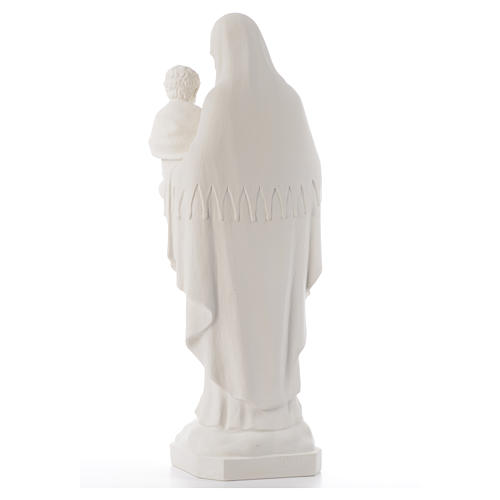 Vierge de la Consolation marbre reconstitué 80cm 3