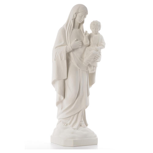 Virgin of the consolation statue, 80 cm in marble dust 4